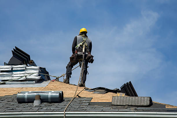 Professional Roofing technician working in Mc Kenney, VA